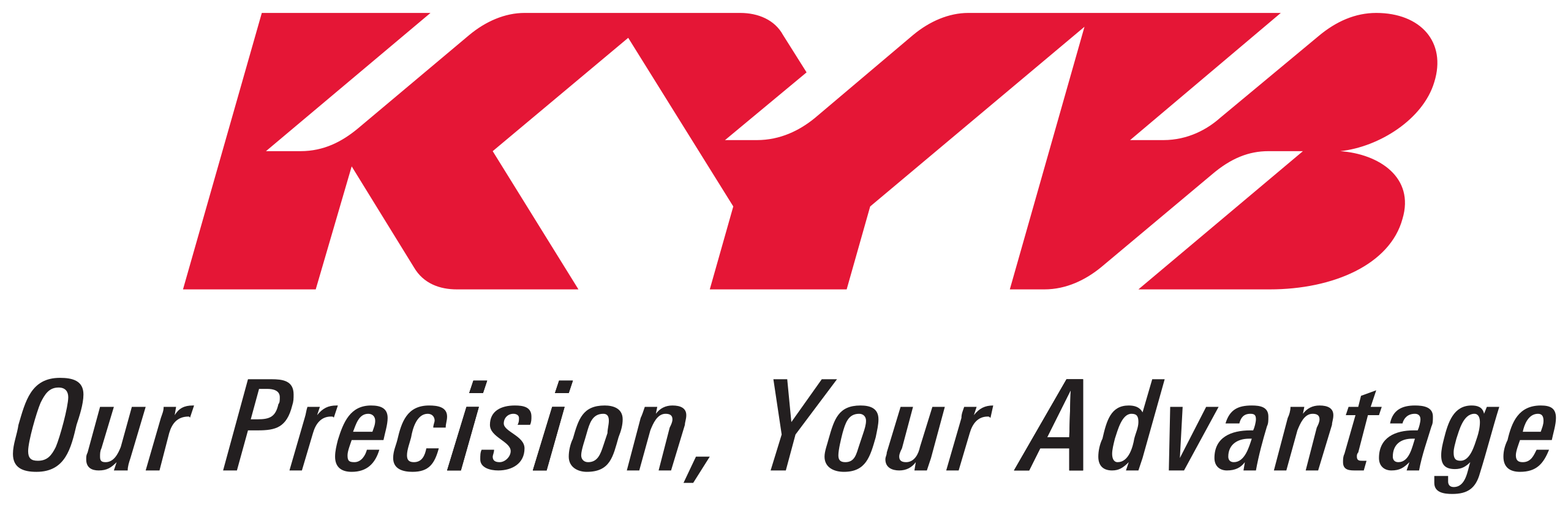 Logotipo de Kyb, marca distribuida por Avigauto Recambios
